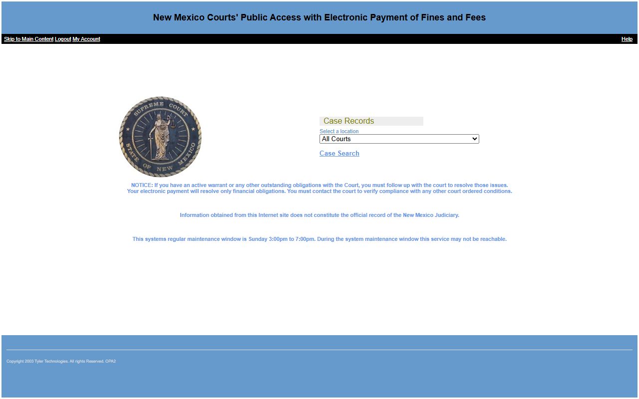 Eddy County court records New Mexico Public Access portal